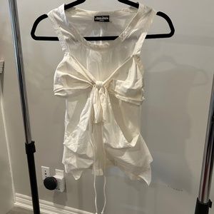 Jean Paul Gaultier Femme Cotton Bow Top